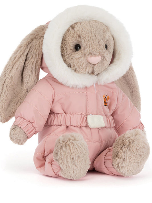 Snowsuit bunny duck race